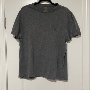 Ralph Lauren Grey Short Sleeve Polo Tee